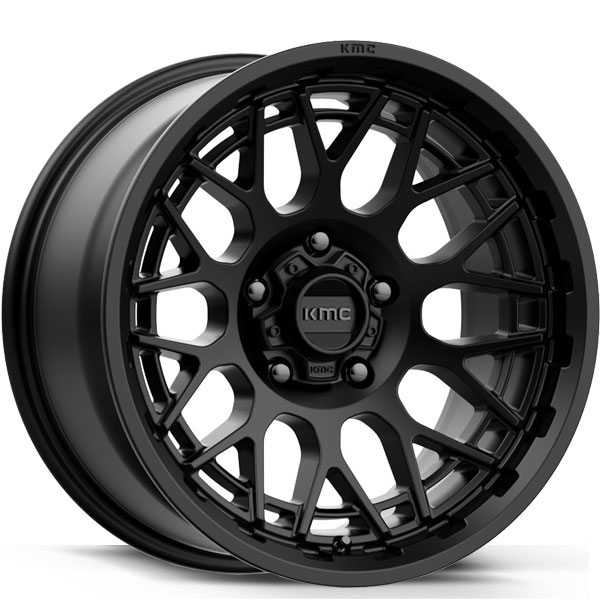 KMC KM722 Technic Satin Black